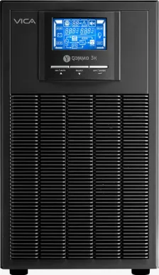 No Break Vica Gamma 3k 3 Kva / 2700 W, Entrada 145 V, 4 Salidas Ac, Negro
